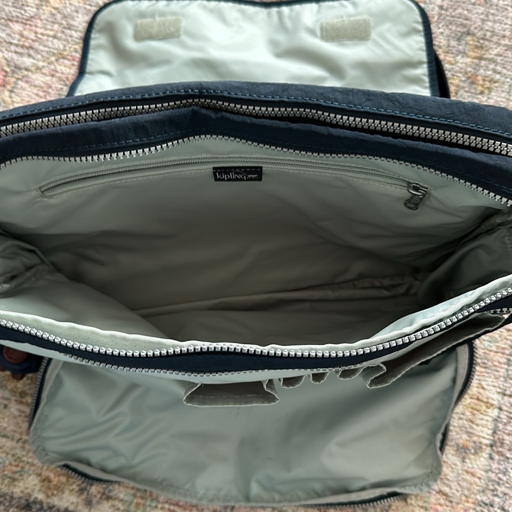 Navy blue Kipling hover messenger bag - Picture 5 of 8